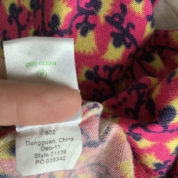 Lilly Pulitzer Anna Azalea 100% Merino Wool Tunic Sweater S - Picture 14 of 15